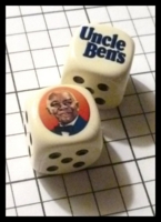 Dice : Dice - My Designs - Food Uncle Bens Mixed Pair - Sept 2012